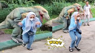 attractive prank!!! Top 3 model dinosaur prank in 2024