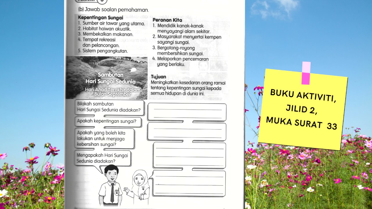 Bm Tahun 3 Buku Aktiviti Jilid 2 Muka Surat 33 Youtube