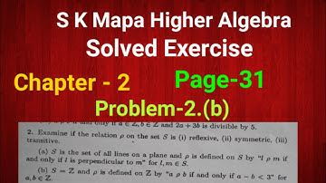 Solution of S K Mapa Higher Algebra, Exercise-2, Problem-2(b),Page-31, Mapa linear||Mondal Sir