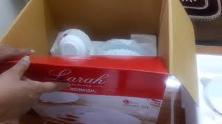 unboxing and reviews of borocil 33pcs dinner