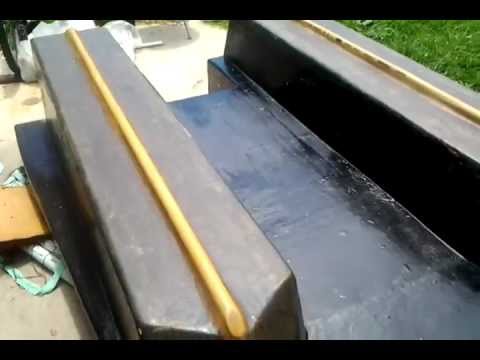 homemade plywood boat pt30fiberglassing problems - youtube