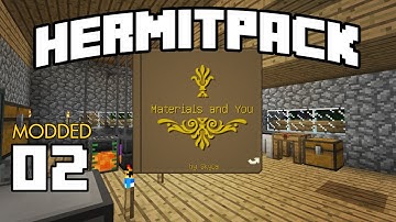 Hermitpack Modded Minecraft - Ep2 - Tinkers Construct (1.10)