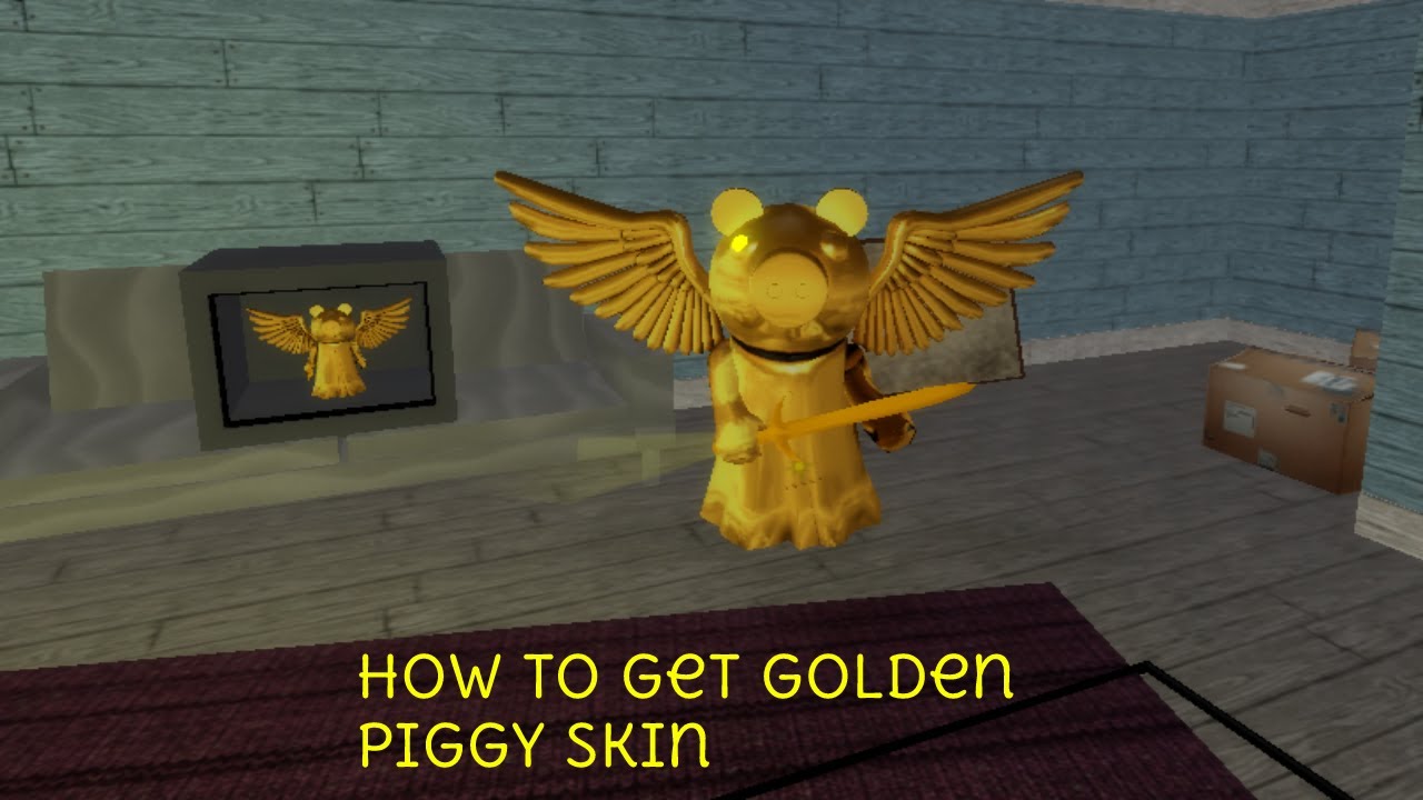 NEW* How to Unlock GOLD PIGGY! (Bloxy Skin) l Roblox Piggy 