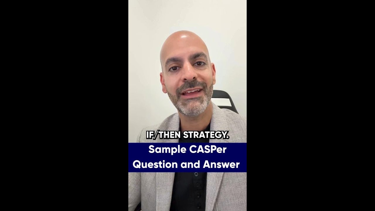 Sample CASPER Question and Answer - YouTube