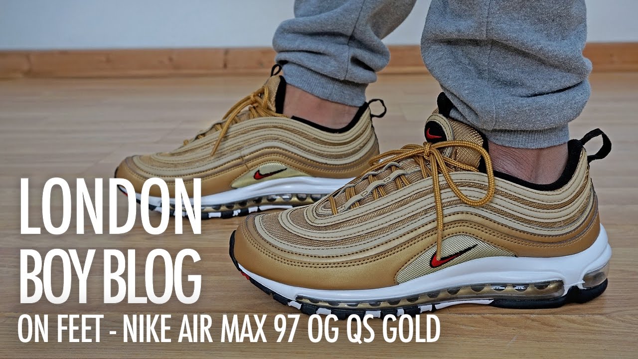 On Feet - Nike Air Max 97 OG Gold - YouTube