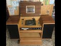 MUEBLE TOCADISCOS ROSELSON STEREOLETTA. GARRARD LAB 55