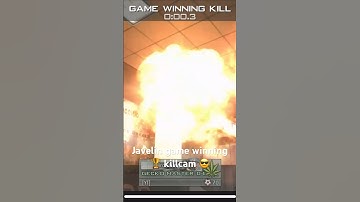 Javelin game winning killcam MW2 😎🏆🔝