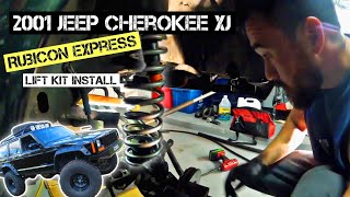 Rubicon Express Lift Coil Installation 2001 Jeep Cherokee Xj