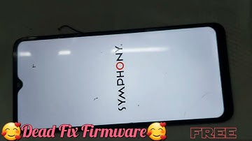 💞💞Symphony Z33 Flash File Display And Hang Logo Dead Fix Firmware✅✅✅