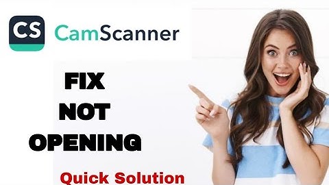 How To Fix And Solve Not Opening On CamScanner App | Easy Fix