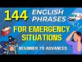 🚨 144 Emergency English Phrases Beginner to Advanced That Could Really Help You|