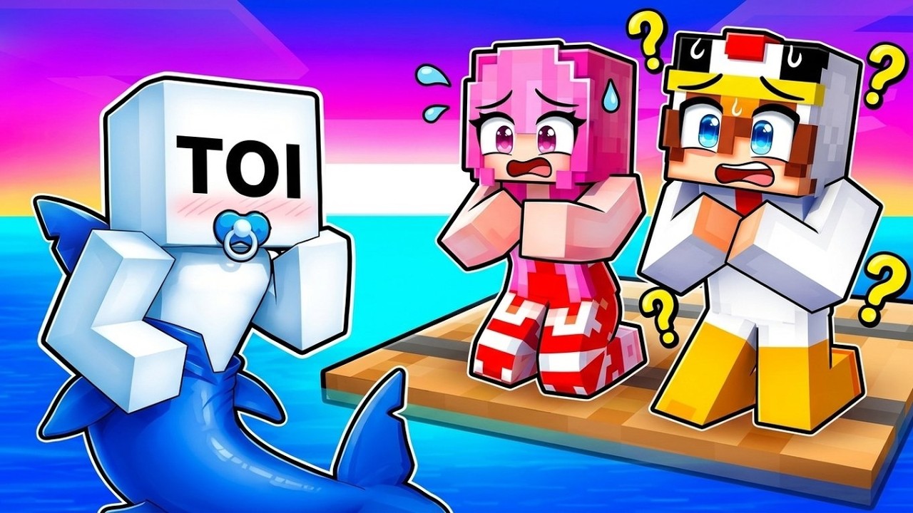 TOI TU es un Bébé REQUIN dans Minecraft !