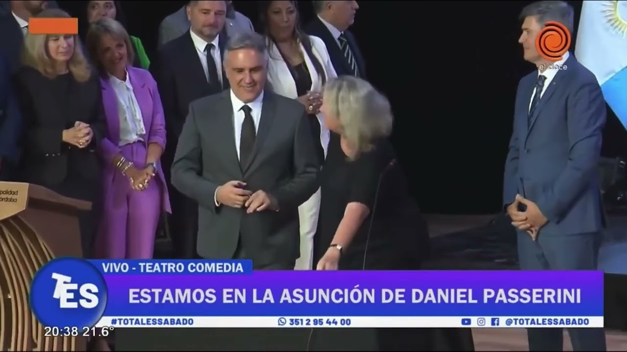 La jura del Intendente cordobés Daniel Passerini
