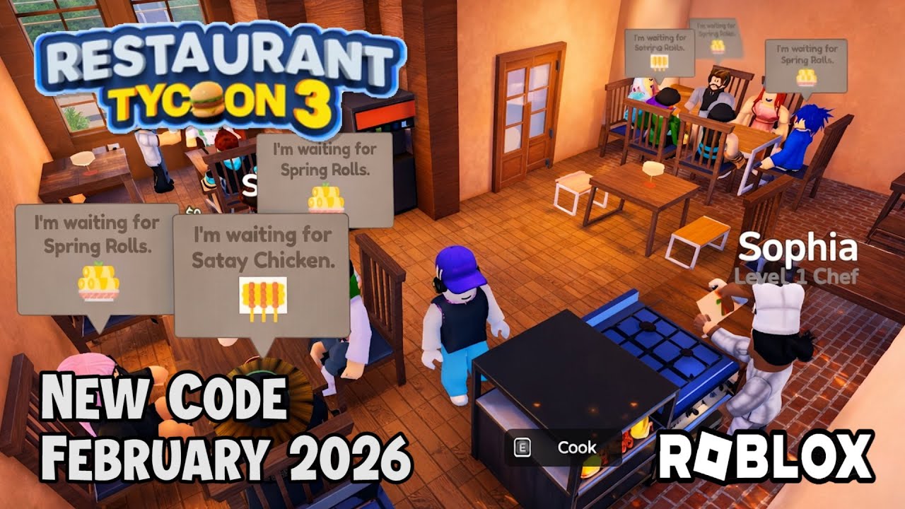 Roblox Restaurant Tycoon 3 New Code February 2026 YouTube 