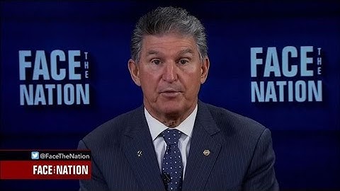 "There is no good shutdown," says Sen. Joe Manchin