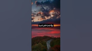 إِنَّ رَبَّهُمْ بِهِمْ يَوْمَئِذٍ لَخَبِيرٌ❤️#راحة_نفسية #حسن_الظن_بالله #اطمئنان #سورة_العاديات