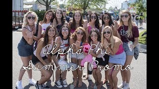 George Mason University Alpha Phi | Summer Promo (2017)