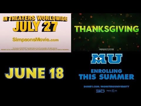All the Coming Soon to Theaters Logos from Animated Movies Trailers (1994-2023)