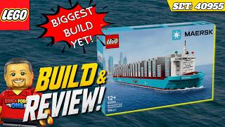 LEGO Maersk Dual-Fuel Container Vessel - Build & Review Set 40955