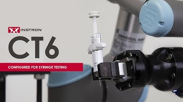 CT6 Cobot Configured for Syringe Testing