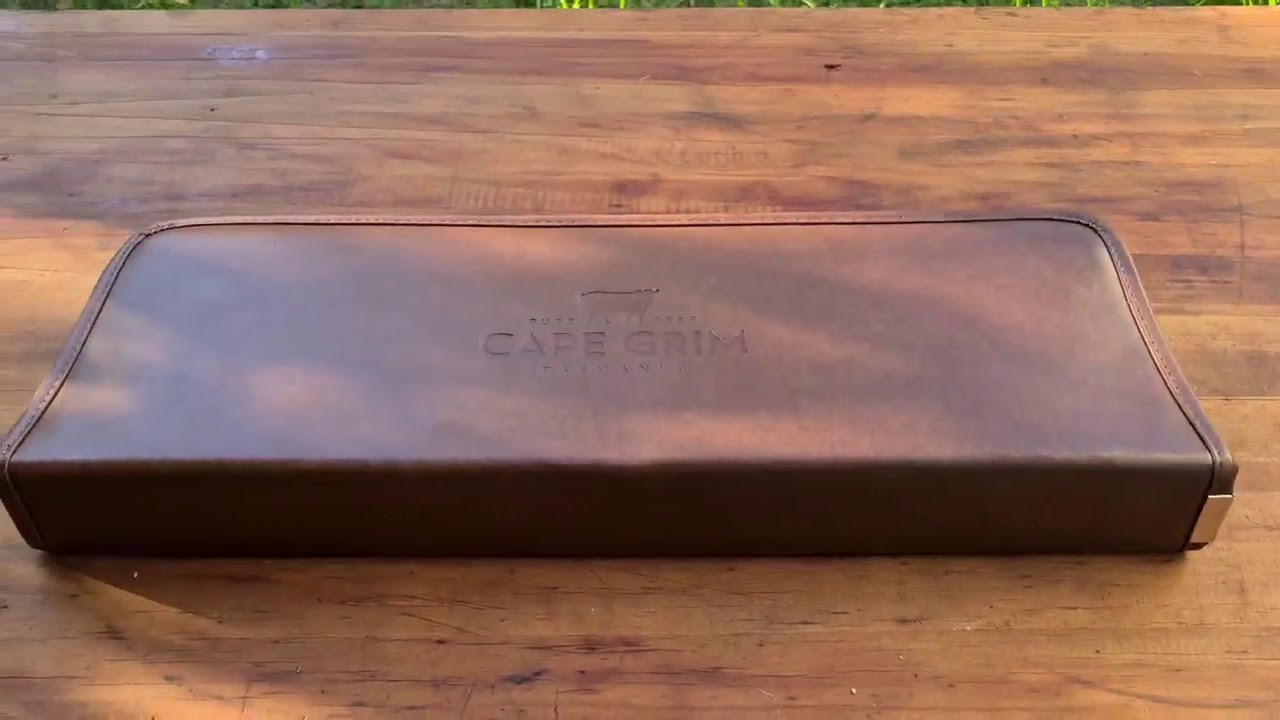 Knife set and an amazing case by Cape grim.