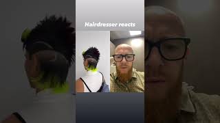 Hairdresser reacts to an amazing haircut