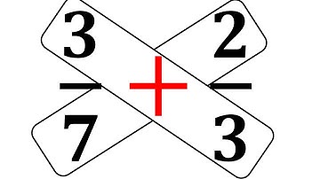 Adding Fractions Using the Butterfly Method - Basic Math