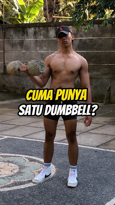 Melatih bicep dengan 1 dumbbell 💪