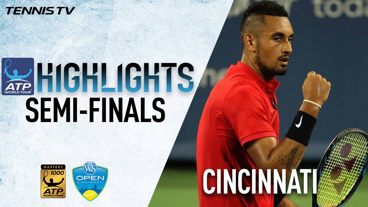 Highlights Kyrgios, Dimitrov Reach Masters 1000 Final In Cincinnati 2017