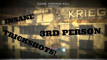 Insane 3rd person trickshots! (Bo2/mw2)