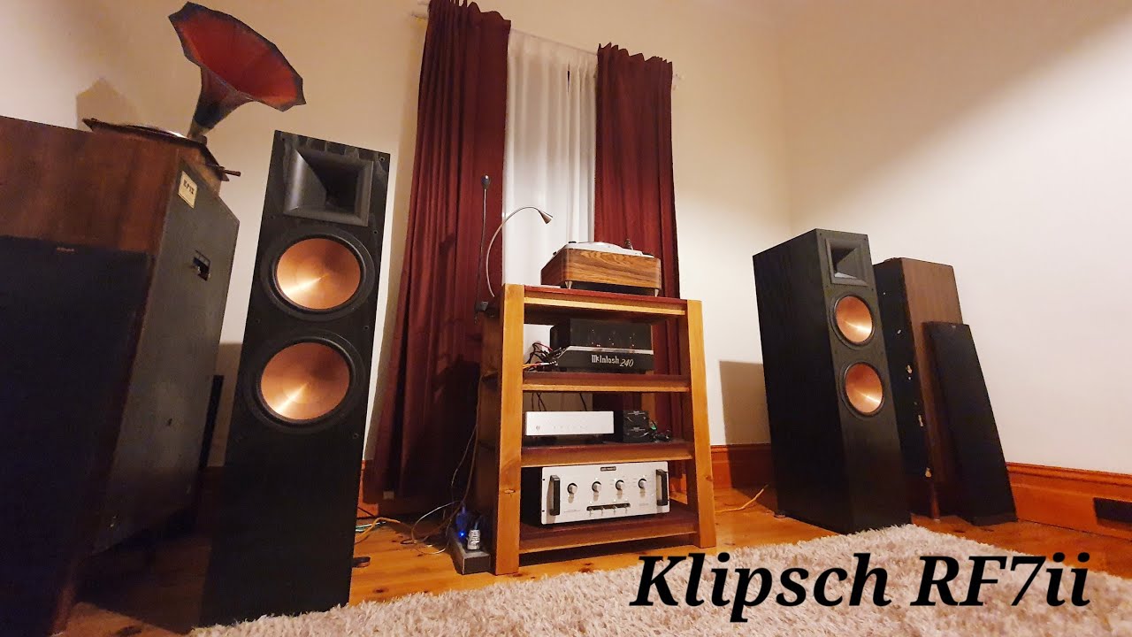 McIntosh 240 & Klipsch RF7ii YouTube