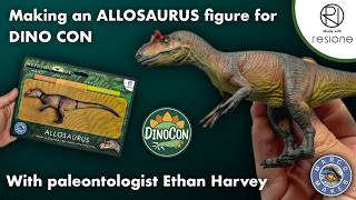 Making an accurate ALLOSAURUS figure for Dino Con with Paleontologist Ethan Harvey. Dino Con EP 2
