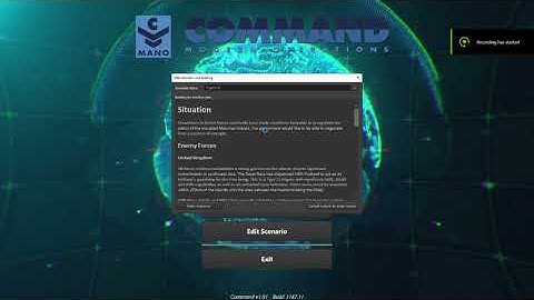 Command: Modern Operations Stand Up walkthrough