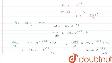 Two radioactive materials A & B have decay constant 3lamda and 2lamda respectively. At t=0 the n...