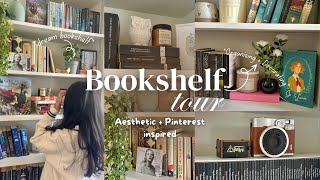 ✨Manifested✨my DREAM BOOKSHELFAesthetic bookshelf tour ||Organising + Decor Vlog India