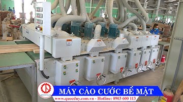 Máy Cào Cước Bề Mặt 1M3 | Máy Tạo Vân Gỗ Tốc Độ Cao | Quốc Duy