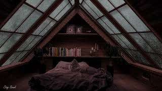 Heavy Rain Sounds In Cozy Cabin Rain On Window For Sleeping Disorders Insomnia Symptoms