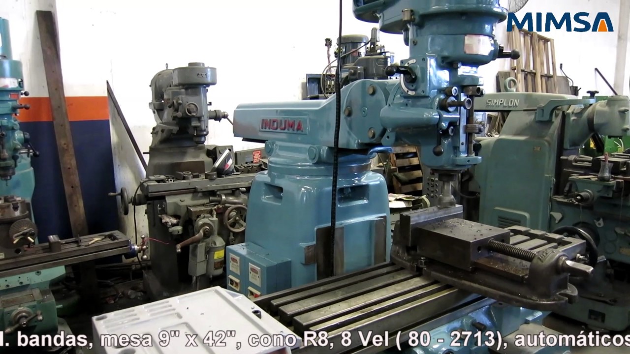 frv 319 Fresadora Vertical No 2 marca INDUMA - YouTube