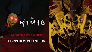 The Mimic Book 2  Nightmare 3 Tips and tricks for beginners + Grind Demon Lantern!