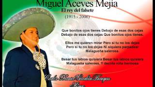 Homenaje a Miguel Aceves Mejía La Malagueña