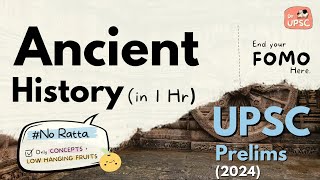 ⚡Complete ANCIENT HISTORY Therapy*_THE END of FOMO💊 |🔥UPSC -Prelims 2024