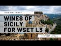 The Wines of Sicily for WSET L3
