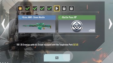 How to Kill 15 Enemies with any Sniper equipped with the Toughness Perk | COD Mobile | Call Of Duty