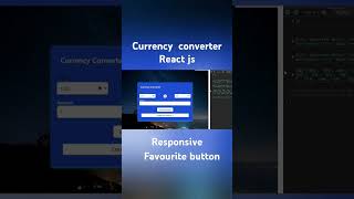 currency converter react js project fully responsive web app