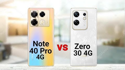 Infinix Note 40 Pro 4G vs Infinix Zero 30 4G