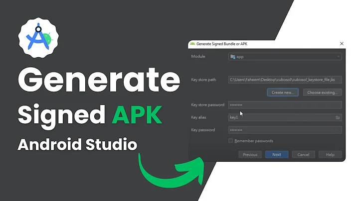 How to Generate Signed APK file using Android Studio Step by Step