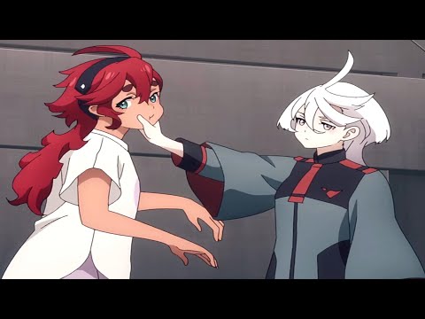 ミオリネはスレッタのハグを拒否する [ガンダム 水星の魔女 第8話 Gundam Witch From Mercury EP8 Suletta & Miorine Hug REJECTED]