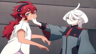 水星の魔女　スレッタ　ミオリネ 水星の魔女』スレッタとミオリネのフィギュアがセットで発売！プレバン