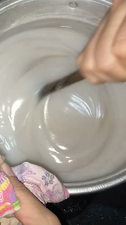 NYOK KITA BIKIN ES SELENDANG MAYANG NYOK, INI ADONAN SAGU ARENNYA SAAT DIMASAK