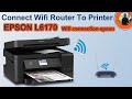 How To Connect Wifi Router To Printer Epson L6170 | Printer Wireless Configure.